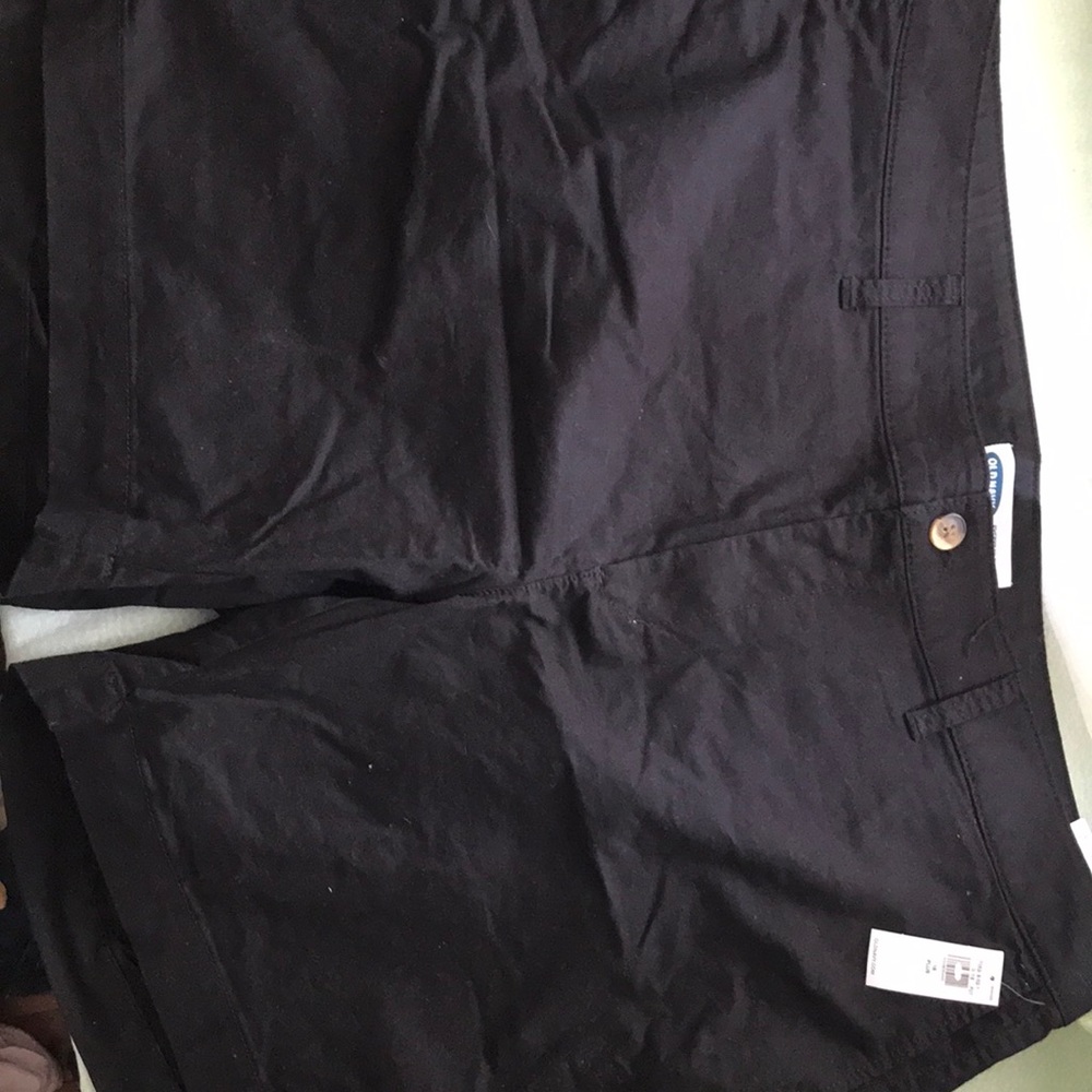 Old navy black shorts new with tags size 18